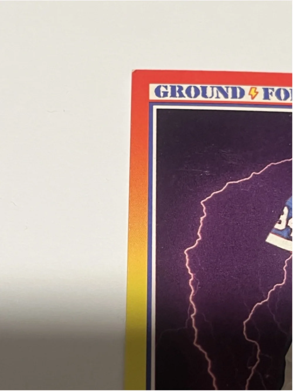 1990 Score Football Thurman Thomas Ground Force Buffalo Bills #322